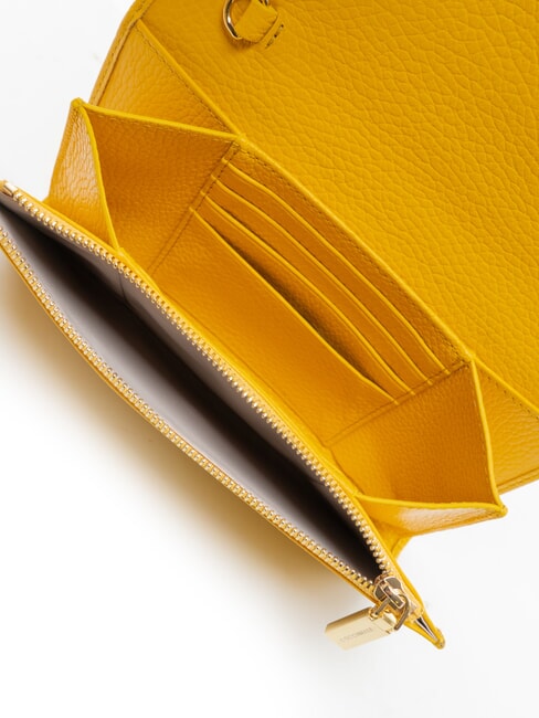 METALLIC SOFT Pochette en cuir avec bandouli&egrave;re ensoleill&eacute; - Sacs pour Femme