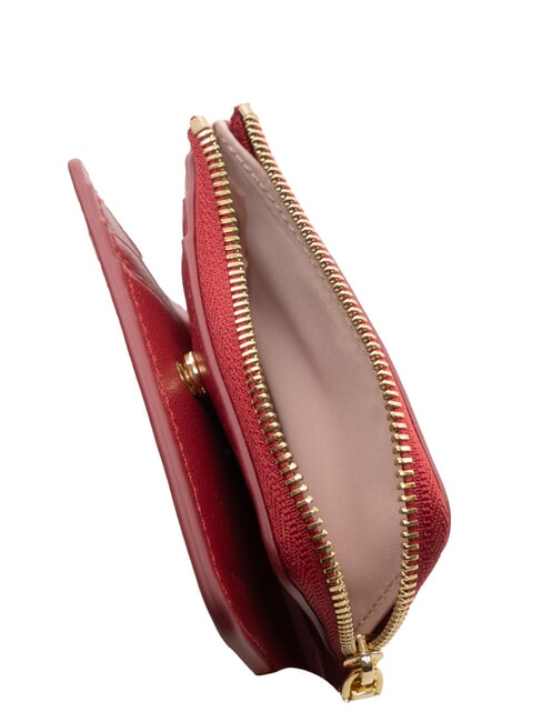 METALLIC PATENT portefeuille en cuir sangria - Portefeuilles Femme
