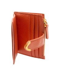 COCCINELLE DEW Porte-cartes en cuir avec porte-monnaie rouge grenadine - Portefeuilles Femme - 2