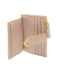 COCCINELLE DEW Porte-cartes en cuir avec porte-monnaie rosaces - Portefeuilles Femme - 2