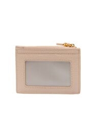 COCCINELLE DEW Porte-cartes en cuir avec porte-monnaie rosaces - Portefeuilles Femme - 3