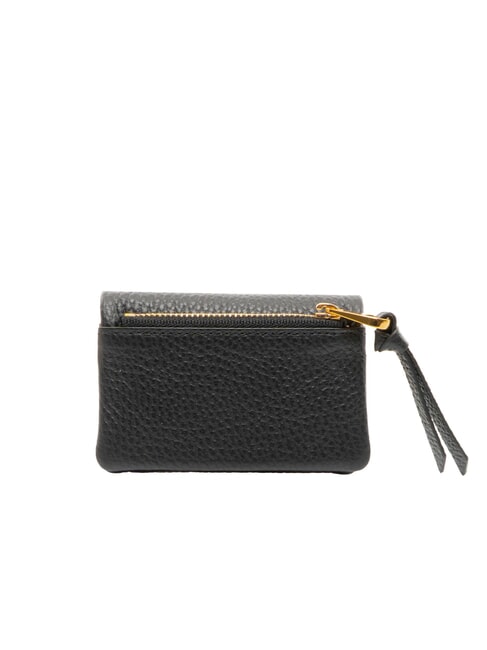 SOFTY Portefeuille en cuir Noir - Portefeuilles Femme
