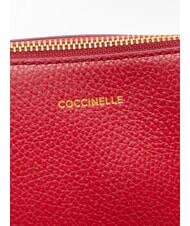 COCCINELLE CHERRY Sac bandouli&egrave;re en cuir sangria - Sacs pour Femme - 3