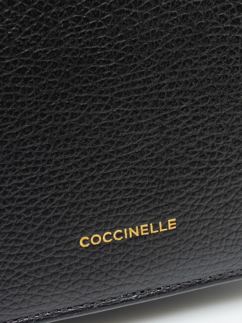 DEW Sac bandouli&egrave;re en cuir Noir - Sacs pour Femme
