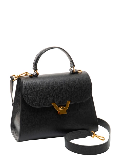 DEW Sac &agrave; main avec bandouli&egrave;re Noir - Sacs pour Femme