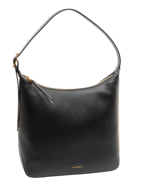 CHERRY Sac bandouli&egrave;re en cuir Noir - Sacs pour Femme