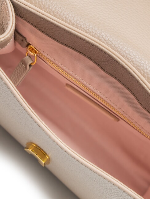 DEW Sac &agrave; main avec bandouli&egrave;re taupe chaud - Sacs pour Femme