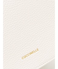 COCCINELLE DEW Mini sac bandouli&egrave;re blanc - Sacs pour Femme - 5