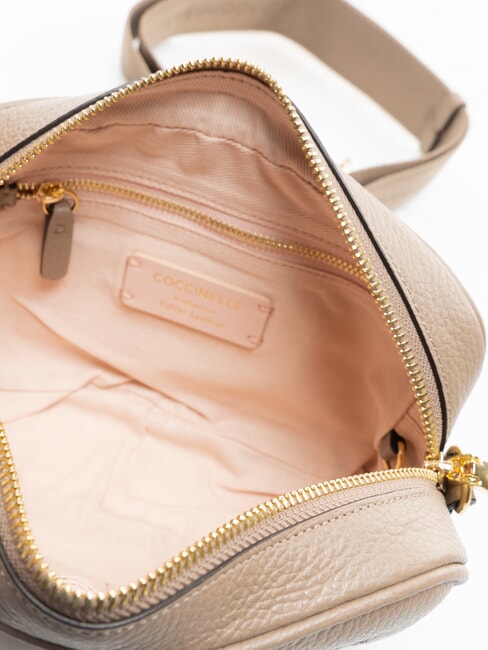 JINNY Mini sac bandouli&egrave;re taupe chaud - Sacs pour Femme