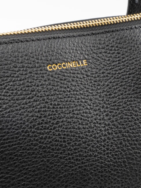 CHERRY Sac bandouli&egrave;re en cuir Noir - Sacs pour Femme