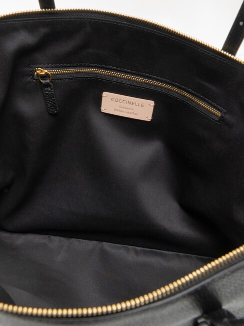 CHERRY Sac bandouli&egrave;re en cuir Noir - Sacs pour Femme