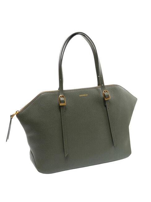 CHERRY Sac bandouli&egrave;re en cuir algues - Sacs pour Femme