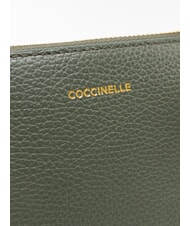 COCCINELLE CHERRY Sac bandouli&egrave;re en cuir algues - Sacs pour Femme - 3