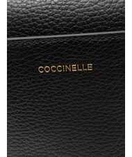 COCCINELLE BINXIE Sac &agrave; main avec bandouli&egrave;re Noir - Sacs pour Femme - 3
