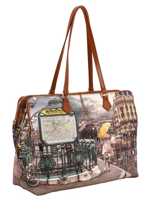 YESBAG sac bandouli&egrave;re M&eacute;tro parisien - Sacs pour Femme