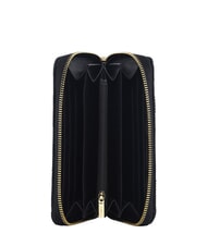 YNOT STITCH Portefeuille Zip Around NOIR - Portefeuilles Femme - 2
