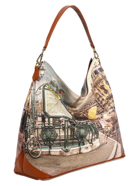YESBAG sac bandouli&egrave;re M&eacute;tro parisien - Sacs pour Femme