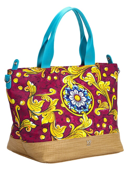 ORTIGIA Sac &agrave; main avec bandouli&egrave;re rubis - Sacs pour Femme