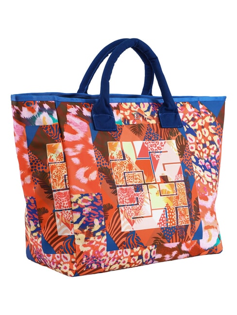 COLORS BAY L Sac &agrave; main avec bandouli&egrave;re tropical - Sacs pour Femme