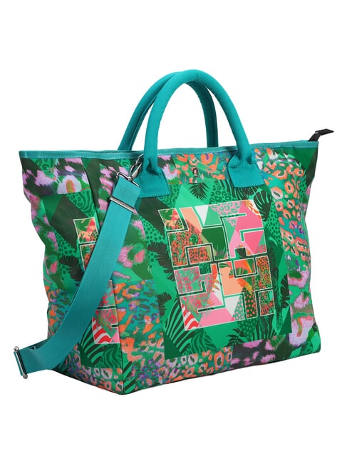COLORS BAY L Sac &agrave; main avec bandouli&egrave;re jungle - Sacs pour Femme