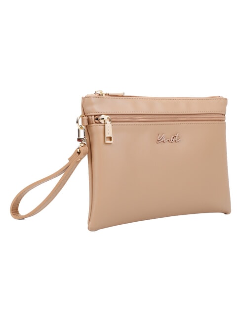 AMBER Pochette avec manchette sable - Sacs pour Femme