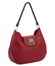 YNOT RACHEL Sac bandouli&egrave;re &agrave; rabat et bandouli&egrave;re cerise - Sacs pour Femme - 2
