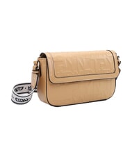 YNOT KATE Sac bandouli&egrave;re &agrave; rabat caramel - Sacs pour Femme - 2
