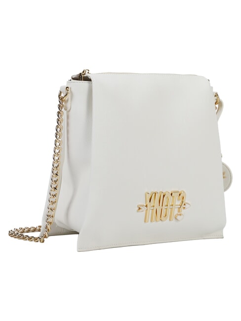 LOVERS Sac bandouli&egrave;re carr&eacute; blanc - Sacs pour Femme