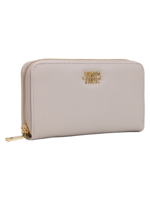 LOVERS Grand portefeuille zipp&eacute; cr&egrave;me - Portefeuilles Femme