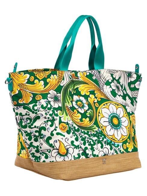 ORTIGIA Grand sac de plage &eacute;meraude - Sacs pour Femme
