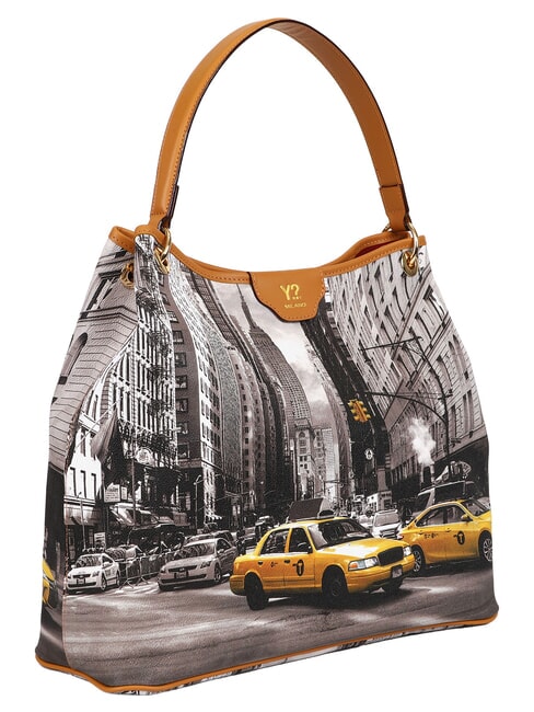 ELEGANCE Sac bandouli&egrave;re XL New York - Sacs pour Femme