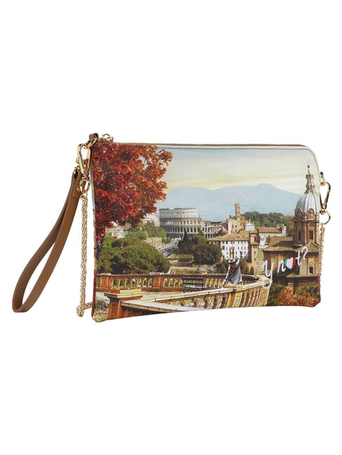 YESBAG Pochette plate avec revers Paysage de Rome - Sacs pour Femme