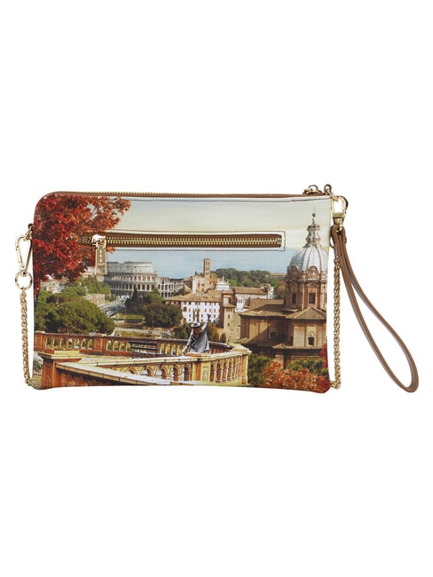 YESBAG Pochette plate avec revers Paysage de Rome - Sacs pour Femme
