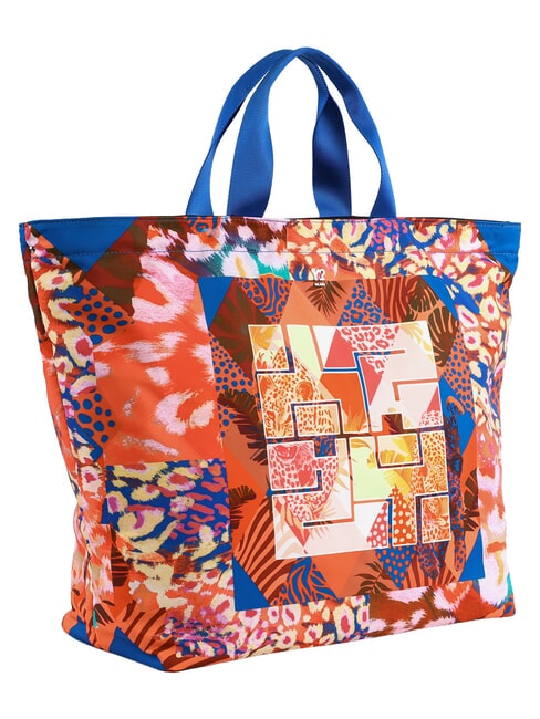 COLORS BAY Sac cabas XL, sac bandouli&egrave;re tropical - Sacs pour Femme