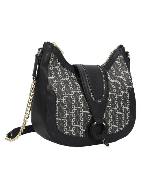 RING Sac avec bandouli&egrave;re cha&icirc;ne NOIR - Sacs pour Femme