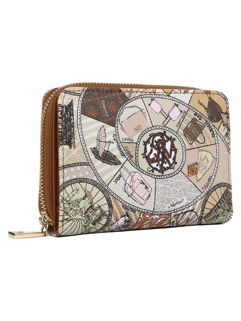 FASHIONOPOLY Portefeuille moyen, fermeture &eacute;clair sable - Portefeuilles Femme