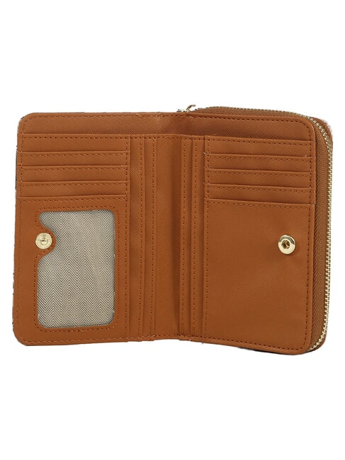 FASHIONOPOLY Portefeuille moyen, fermeture &eacute;clair sable - Portefeuilles Femme