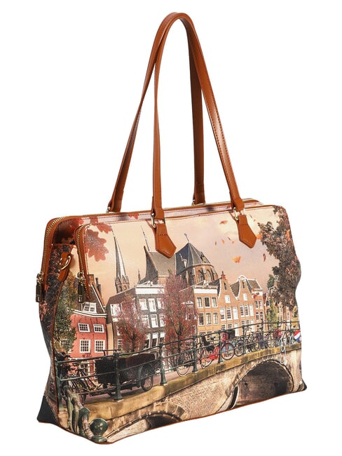 YESBAG sac bandouli&egrave;re rivi&egrave;re d'automne - Sacs pour Femme