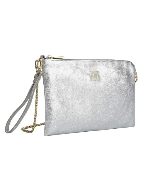 CRACKLE Sac &agrave; main avec bandouli&egrave;re ARGENT - Sacs pour Femme