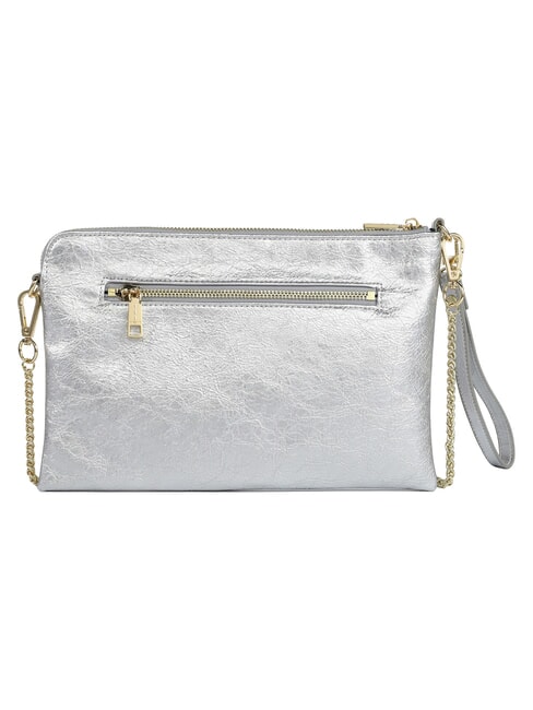 CRACKLE Sac &agrave; main avec bandouli&egrave;re ARGENT - Sacs pour Femme
