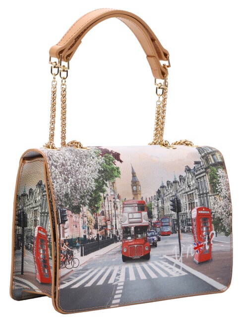 YESBAG Sac bandouli&egrave;re, sac de voyage Arc-en-ciel de Londres - Sacs pour Femme