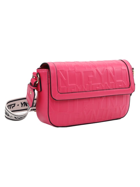 KATE Sac bandouli&egrave;re &agrave; rabat fuchsia - Sacs pour Femme