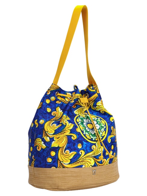 ORTIGIA sac seau saphir - Sacs pour Femme