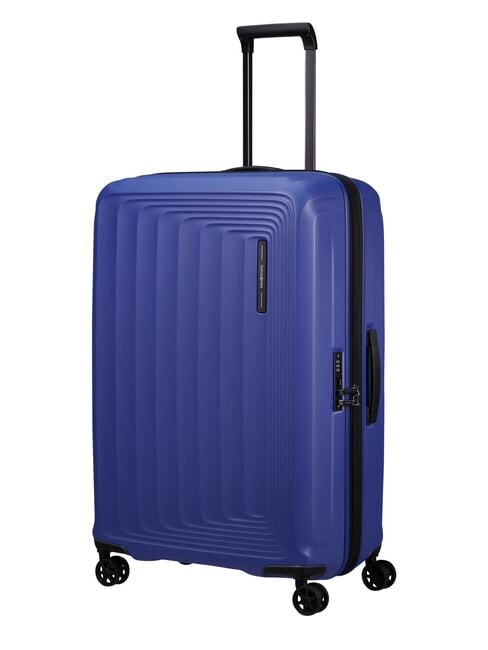 NUON Grand chariot extensible bleu nautique mat - Valises Rigides
