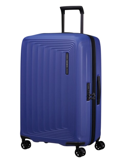 NUON Chariot extensible moyen bleu nautique mat - Valises Rigides