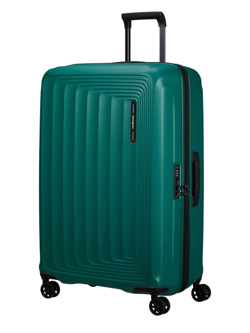 NUON Grand chariot extensible vert pin - Valises Rigides