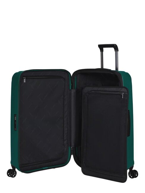 NUON Grand chariot extensible vert pin - Valises Rigides