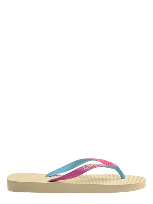 tongs TOP MIX cr&egrave;me au beurre - Chaussures unisexe