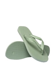 HAVAIANAS TOP SENSES Tongs vert fum&eacute;e - Chaussures Femme - 4