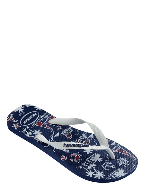 tongs TOP NAUTIQUE marine/marine/blanc - Chaussures Homme